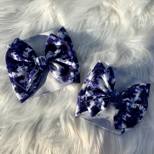 Blue & White Tie-dye