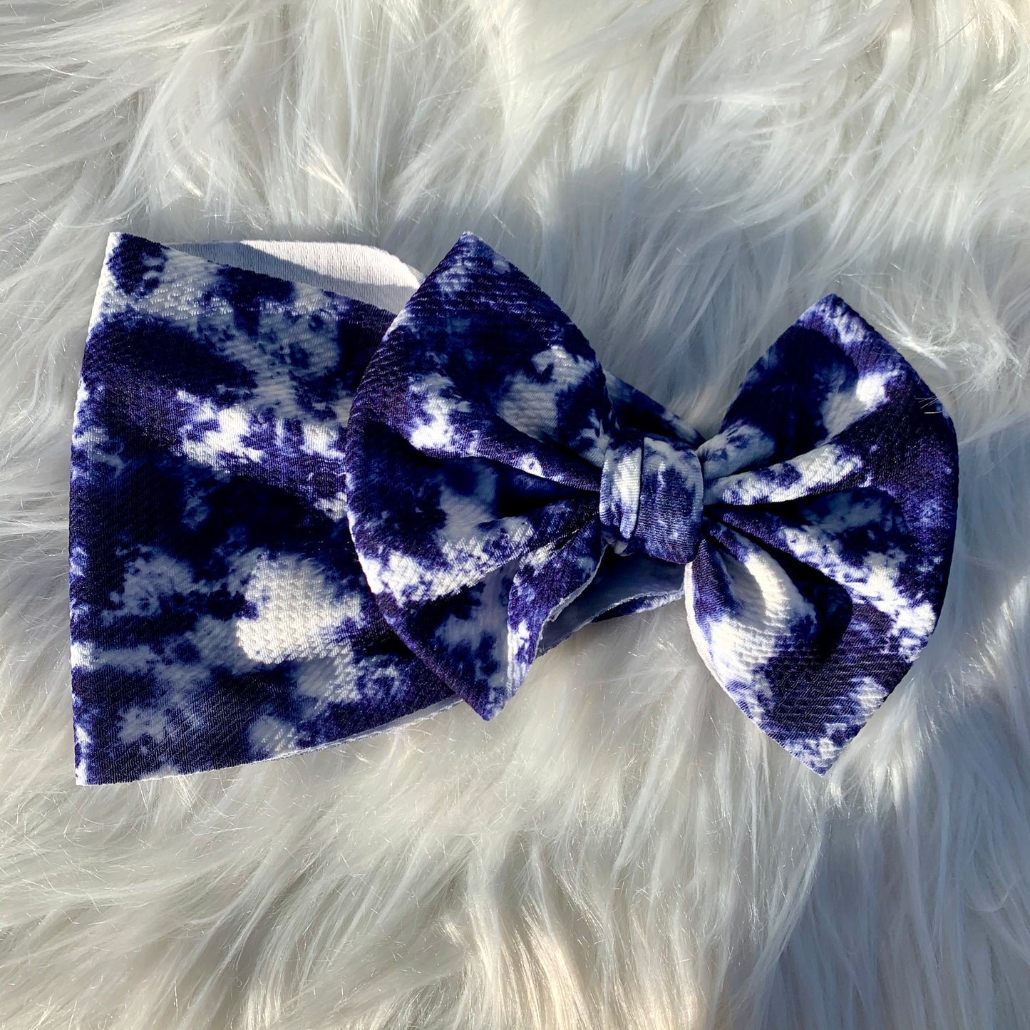 Blue & White Tie-dye