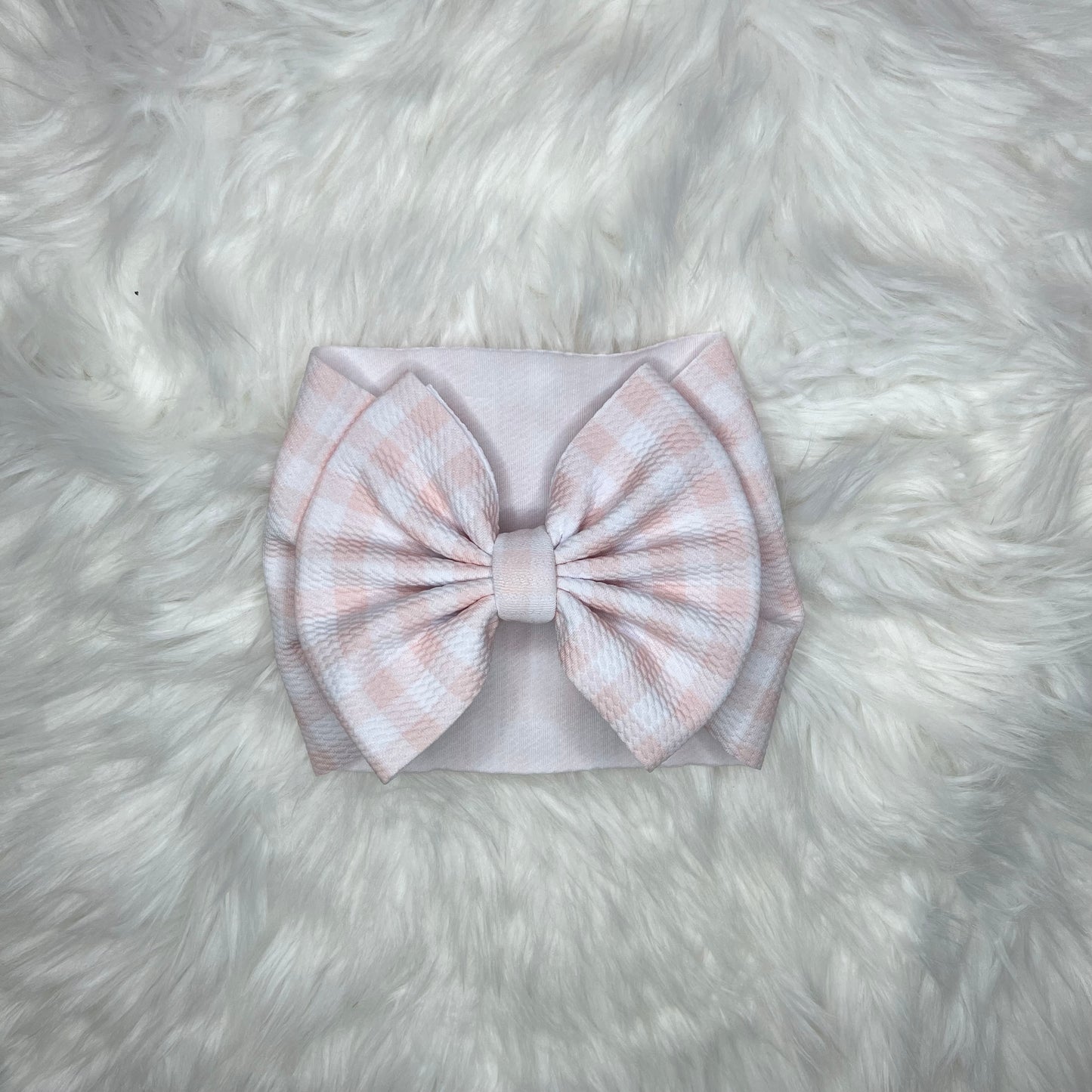 Pastel Pink Gingham