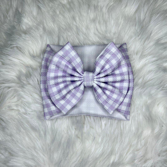 Pastel Lavender Gingham