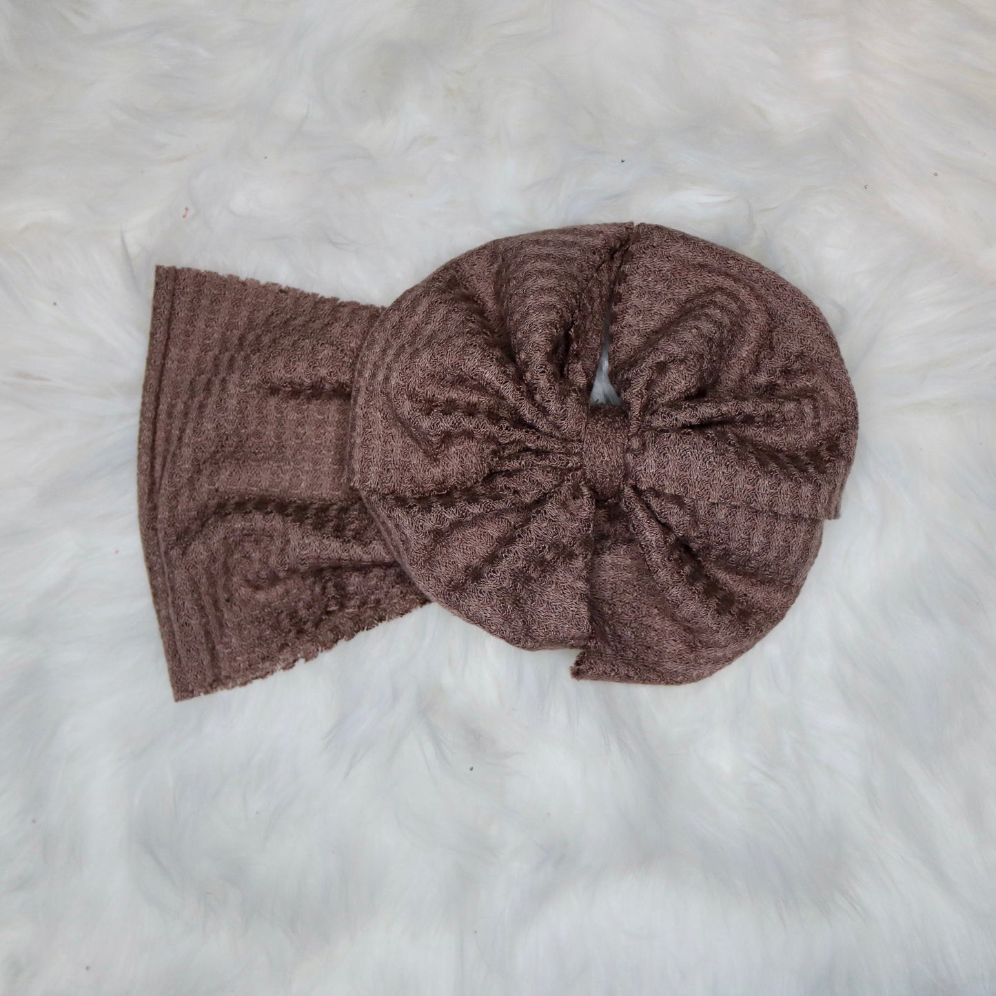 Mocha Waffle Knit